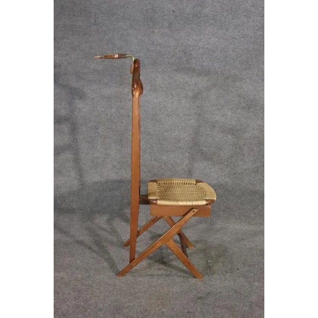 Brown 1960s Mid-Century Parisi Designed Valet Chair For Sale - Image 8 of 10