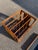 Brown 1990s Selamat Designs Bamboo Pencil Reed Magazine Rack With Removable Tray For Sale - Image 8 of 12