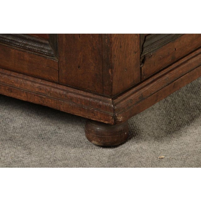 Antique Baroque Chest in Oak, 1750 For Sale - Image 11 of 18