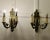 Gold Neo Classical Large Brass Twin Wall Lights, 1890s, Set of 2 For Sale - Image 8 of 12