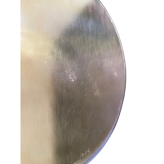 Sheffield Mid 20th Century Sheffield Silver Silent Butler Crumb Catcher For Sale - Image 4 of 5