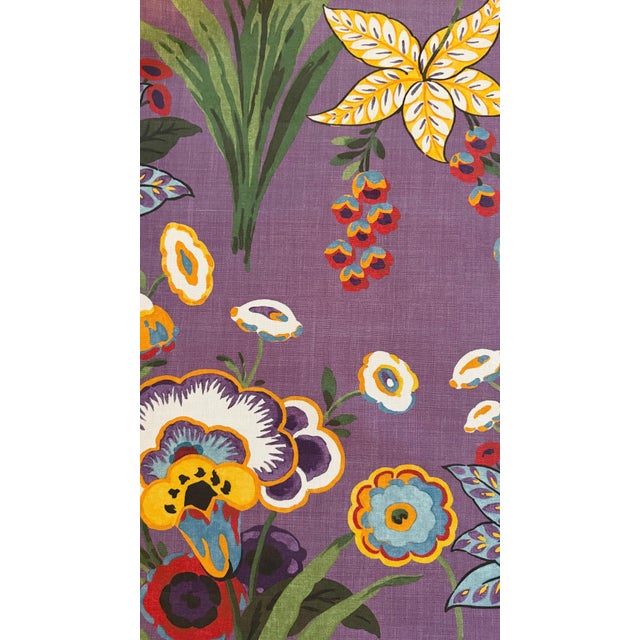 2020s Thibaut F920850 Pasadena Plum Fabric 1 7/8 Yards For Sale - Image 5 of 8