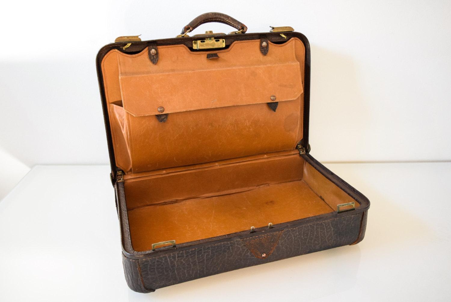 vintage hard case luggage