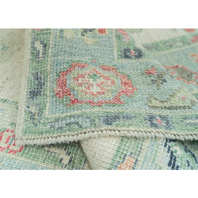 Turkish Oushak Rug 2'10" x 5' #20228 For Sale In Houston - Image 6 of 8