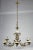 Colored Chandelier in Painted Porcelain For Sale - Image 3 of 9