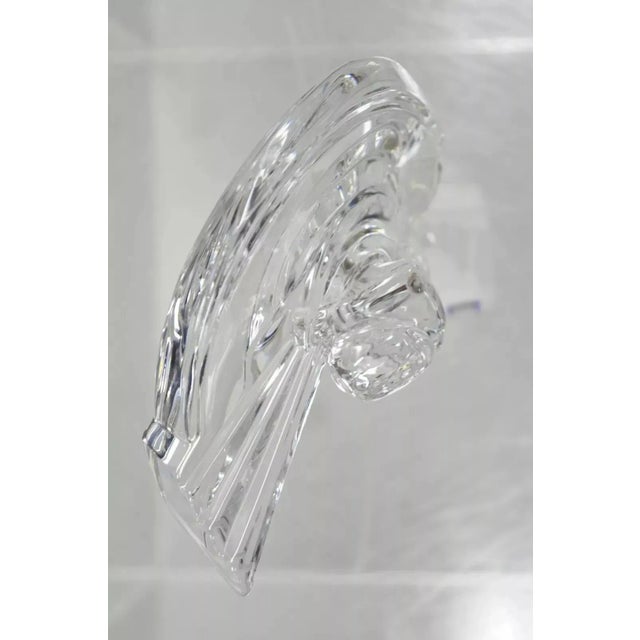 Late 20th Century Cristal De Sevres France Crystal Glass Golfer Golf Statue Sculpture For Sale In Philadelphia - Image 6 of 10