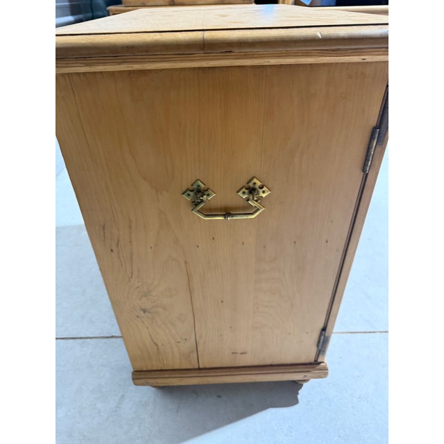 Antique Pine Two Door Cupboard From England For Sale - Image 14 of 18