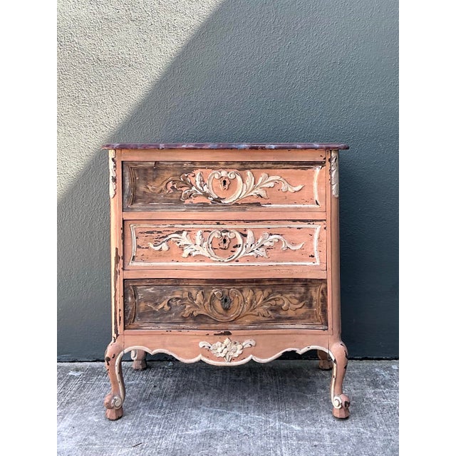Shabby Chic Vintage Primitive Chest of Drawers For Sale - Image 3 of 12