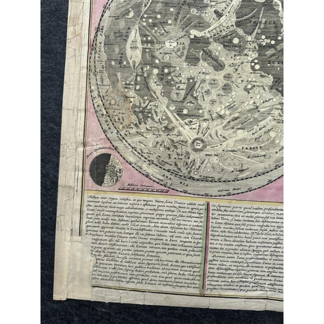 Tabula Selenographica Map from Johann Gabriel Doppelmayr, 1720 For Sale - Image 12 of 13