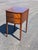 Vintage Bow Front Mahogany Two Drawer Side Table/Nightstand For Sale - Image 10 of 13