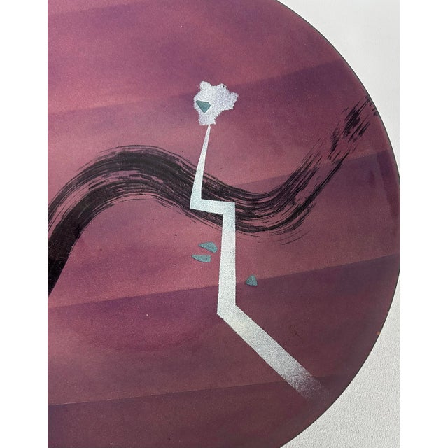 2000 - 2009 Cuban-American Baruj Salinas Enameled Centerpiece on Copper For Sale - Image 5 of 7