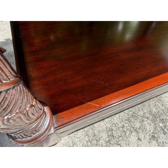 Ralph Lauren British Colonial Mahogany Accent Chests With Drawer & Shelf, Pair For Sale - Image 12 of 16