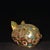 This charming gilt cloisonne pig figurine is handcrafted with fine copper wire inlay work. The surface is covered with...