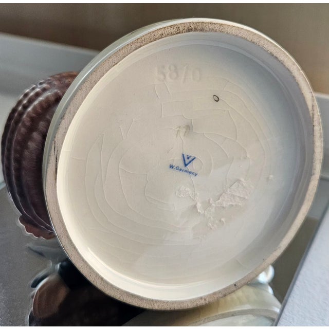 Vintage Goebel Hummel “Playmates” #58/0 Tmk3 – Boy With Bunnies German Porcelain Figurine For Sale - Image 4 of 6