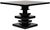 Contemporary NOIR Corum Square Table, Hand Rubbed Black For Sale - Image 3 of 3