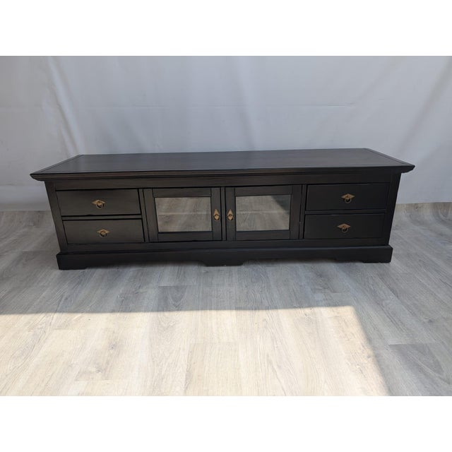 Vintage Exotic Wood Cabinet and Chest of Drawers For Sale - Image 17 of 17