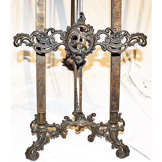 Bronze Rococo Easel Chairish