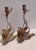 For your consideration. . . A rare pair of fabulous brass candle holders by Dolbi Cashier, circa 1980. This stunning pair...