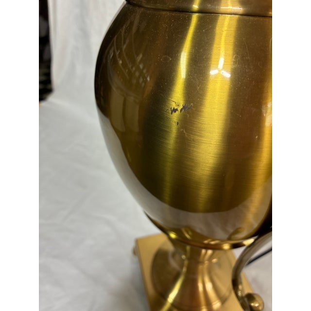 Vintage Wildwood Brass Urn Lamp Pair For Sale - Image 9 of 11