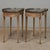 Pair of Louis XVI Neoclassical Stripped Mahogany Side Tables With Bronze Trim For Sale - Image 9 of 18