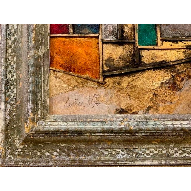 Andrea Stella "The Magical Village" Gold Leaf Oil Mixed Media Painting, Landscape, Italian Contemporary Art, 2010 For Sale In Monterey, CA - Image 6 of 9