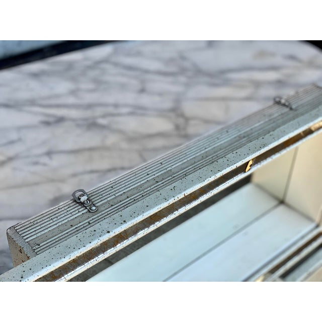 MidCentury Modern Atomic Wall Hanging Mirror Shadow Box Chairish