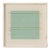 Sage Green Square Geometric Minimalist Art Print by Emily Keating Snyder, 20 X 20 Print in Wood Frame For Sale