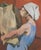 Woman and Groceries - Serge Hollerbach, C. 1980 For Sale
