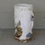 Cabin Mid-Century Vintage Textured Ceramic Snowy Owl & Winter Landscape Umbrella Stand For Sale - Image 3 of 12