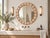 This beautiful boho modern mirror would be a staple in any home. Our blossom mother of pearl inlay collection is inspired...