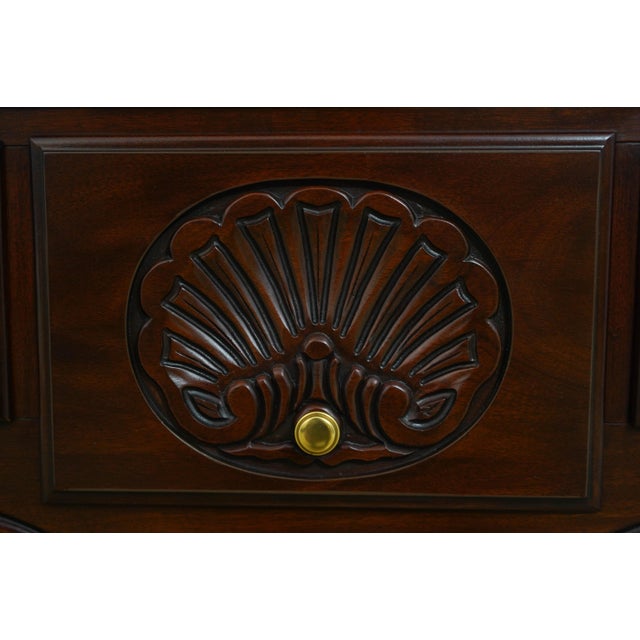 Henkel Harris Mahogany 4 Drawer Lowboy For Sale - Image 13 of 18