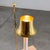 Metal Brass Bouillotte Table Lamp with Adjustable Shade, Italy, 1940s For Sale - Image 7 of 17