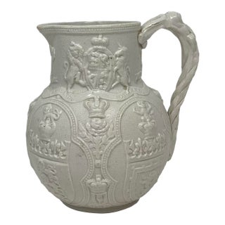 Mid 19th Century William Brownfield of Cobridge "Albion" Jug For Sale