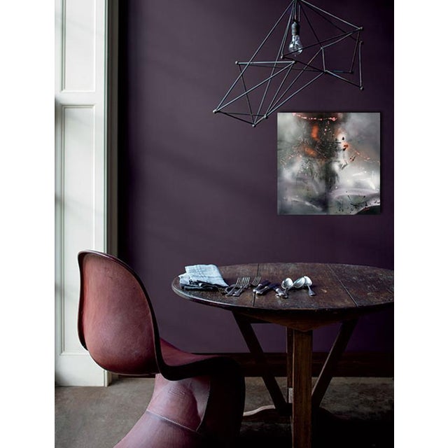 This is an original signed painting with the title " Inside of a God memory " from the Series " Between the Black and...