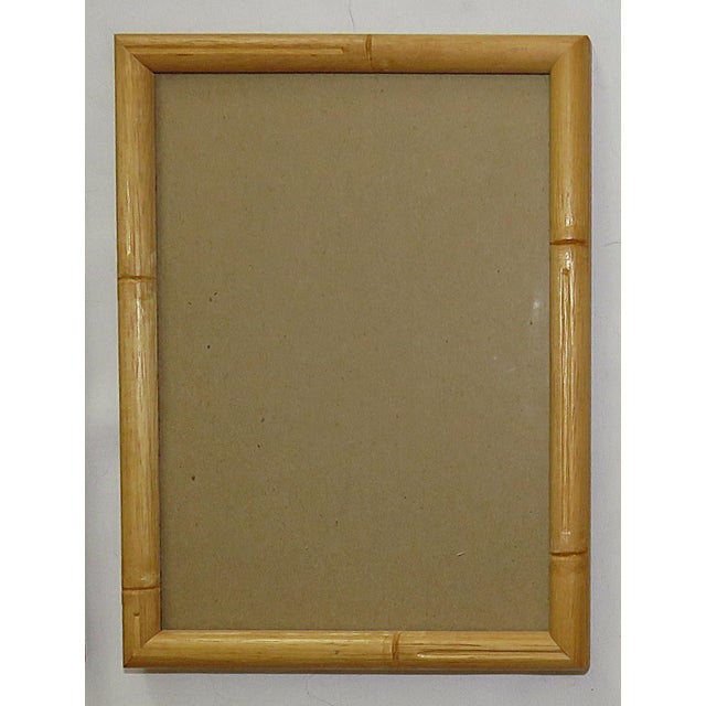 FREE SHIPPING ANYWHERE IN THE CONTINENTAL US! This is a set of 10 faux bamboo picture frames. Wood. Late 20th century....
