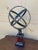 English Vintage English Country Iron Garden Armillary Sundial Held by Atlas For Sale - Image 3 of 12