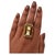Bochic “Capri” Vintage Citrine & Lemon Quartz — 18K Gold & Silver, Circa 1990 For Sale - Image 4 of 12