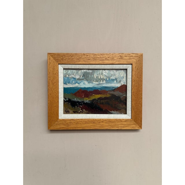 Göran Brunius, Landscape, 1960s, Oil on Panel, Framed For Sale - Image 14 of 18