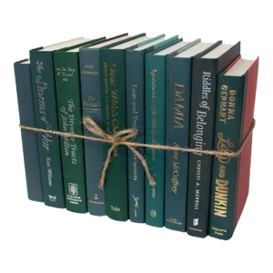 Decorative Books - Forest Book Bundle - 1 Foot of Green Books