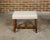 Wood French 19th Century Barley Twist Stool with Finial and Custom Linen Upholstery For Sale - Image 7 of 12