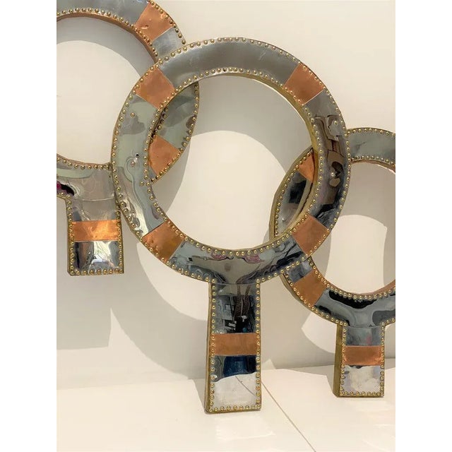 Mid-Century Modern Curtis Jere Style 6ft Wall Sculpture "Neutrality" For Sale - Image 3 of 13