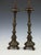 French Painted Wood Altar Candlesticks, 1780, Set of 2 For Sale - Image 4 of 13