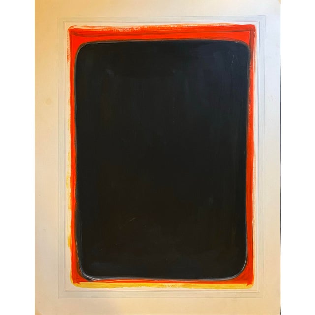 Abstract Abstract Minimal Oil Painting by Satori Gregorakis For Sale - Image 3 of 5