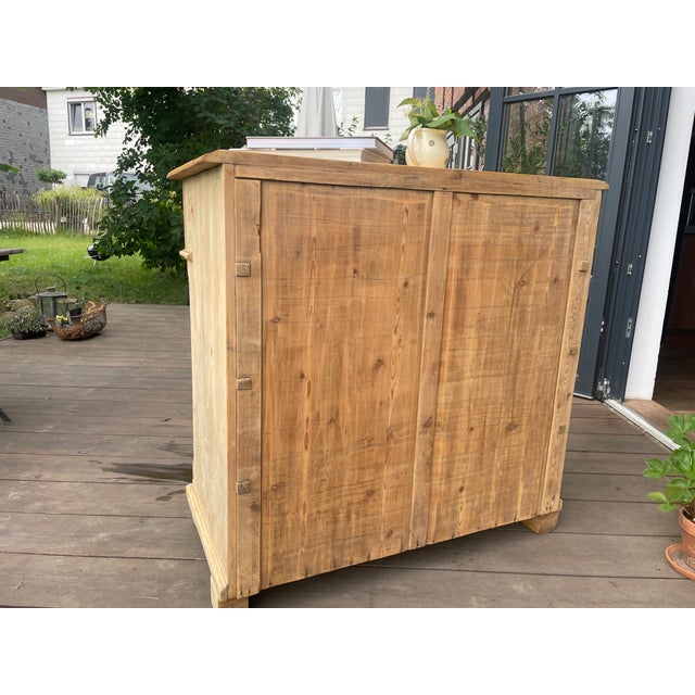 Antique Chest of Drawers in Fir, 1890s For Sale - Image 15 of 18