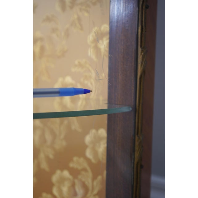 Vintage French Louis XV Vitrine Curio Display Cabinet For Sale - Image 16 of 18