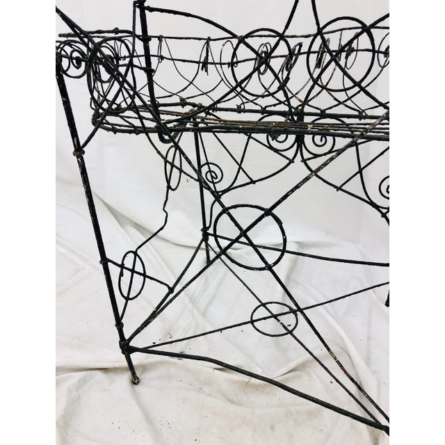 Antique Victorian Bent Wire Plant Stand Chairish