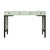 David Francis Chippendale Writing Desk - Celery Green For Sale - Image 4 of 9