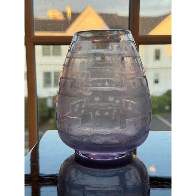 Vintage Art Glass Vase For Sale In New York - Image 6 of 8