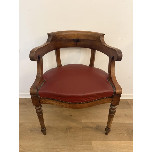 Vintage French Desk Chair, 1930s For Sale - Image 12 of 12