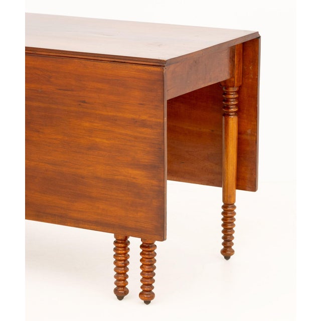 American American Maple Drop Leaf Dining Table For Sale - Image 3 of 9